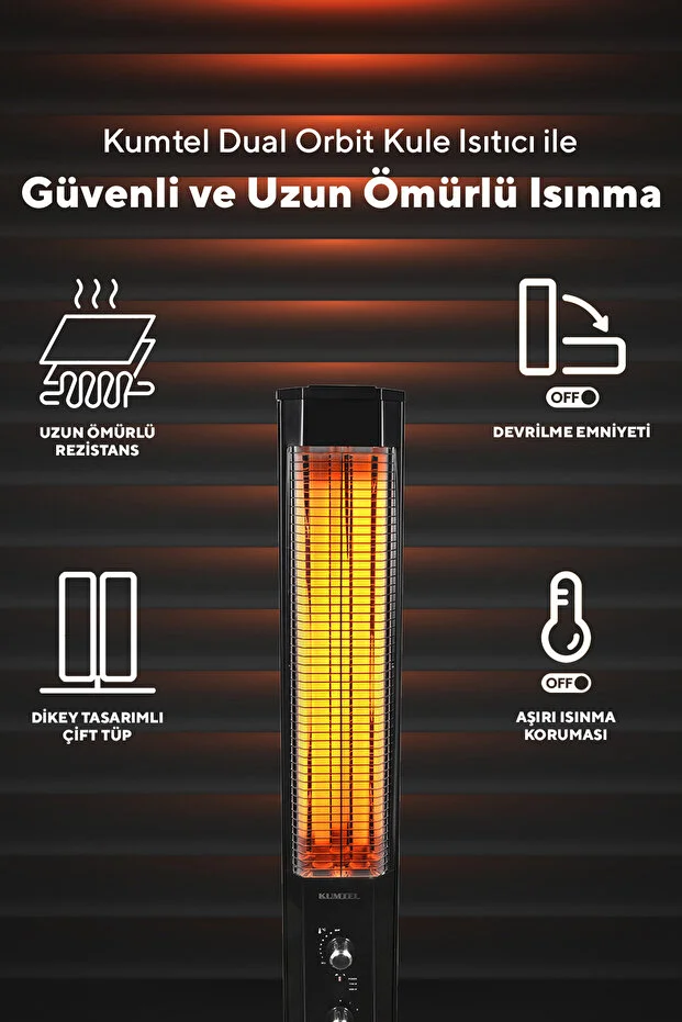 Dual Orbit Kule Isıtıcı MH-2300